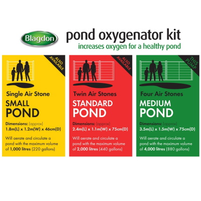 blagdon pond oxygenator kit (medium)