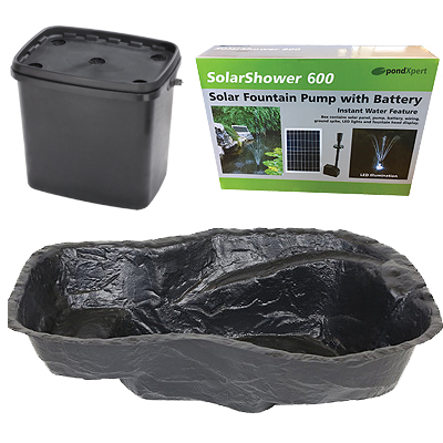 pondxpert ecofilter 4000 pond kit with preformed pond