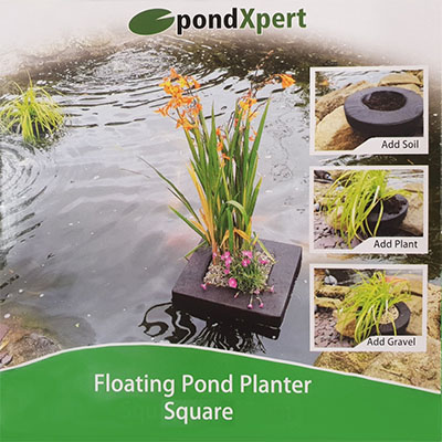 pondxpert square pond planters (25cm and 35cm set)