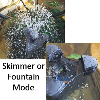 pondxpert skimmtrio 36 pond skimmer (with fountain option)
