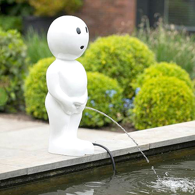 ubbink white 'boy' spitter (large) with 3m x 12mm hose