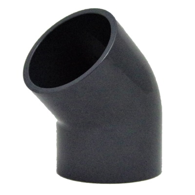pondxpert 45 degrees grey elbow (90mm)