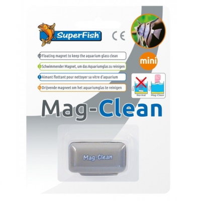 superfish mag-clean mini floating aquarium algae magnet