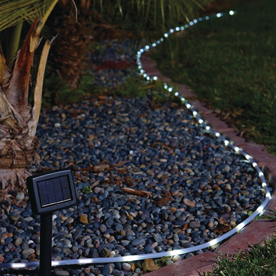 Garden rope clearance lights solar