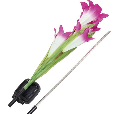 pondxpert solar lily flower (pink, set of 4)