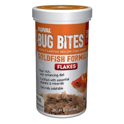 fluval bug bites goldfish flakes (90g)