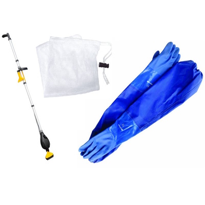 hozelock vac (includes gloves & bag)