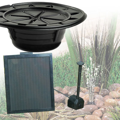 pondxpert solar pebble pond kit 250