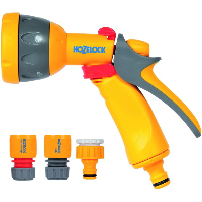 hozelock garden hose multispray gun set (2343)