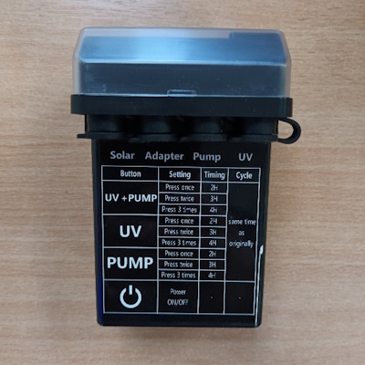 pondxpert tripleaction 1600 solar battery/control box