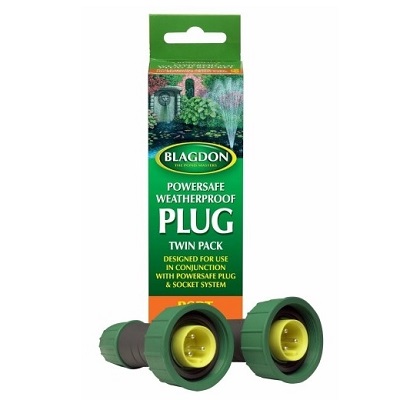 blagdon powersafe outdoor plug (twin pack) 