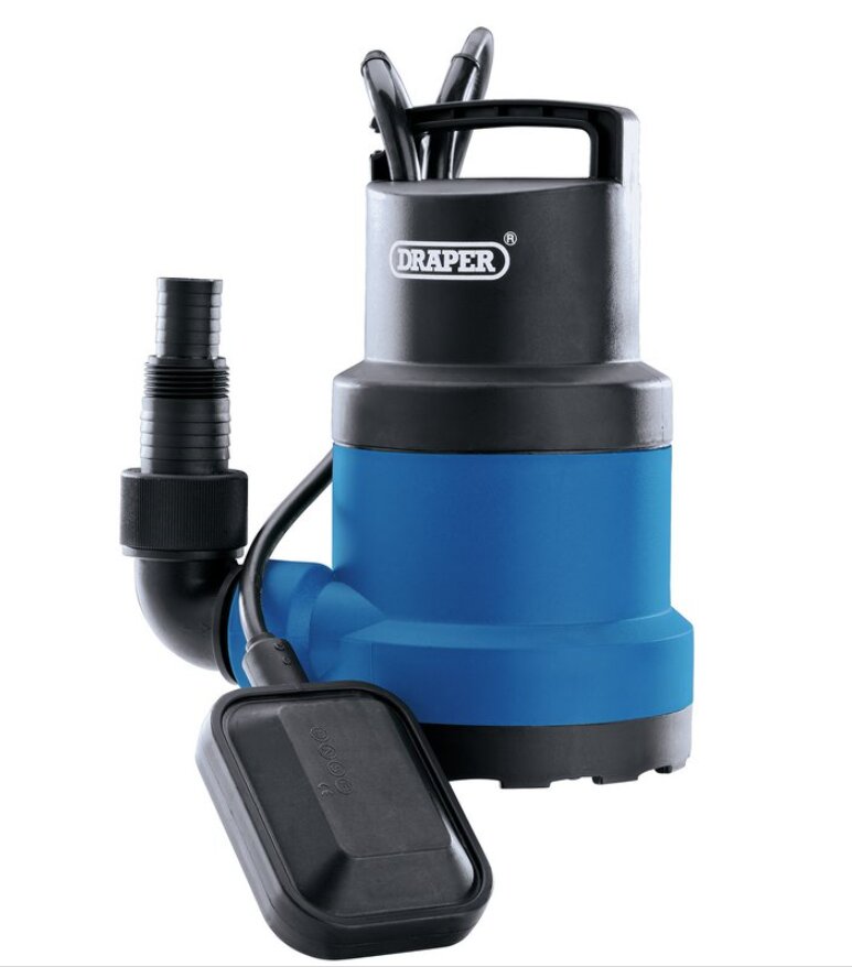 draper 6,480lph pump with float switch (swp120a/98912)