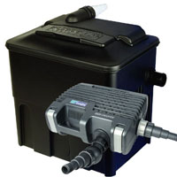 hozelock ecocel 2500 filter & aquaforce 1000 pump set