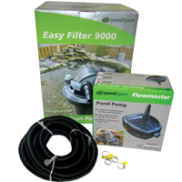 pondxpert easypond 7000 pump & filter set
