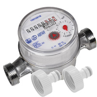 pondxpert pond water meter with hose joiners