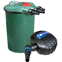 fish mate 10000 pressure filter & pondxpert ultraflow 5300 pump set