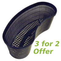 anglo aquatic contour thin kidney planting baskets (3 for 2)