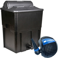 hozelock ecopower+ 10000 filter & pondxpert ultraflow 5300 pump set