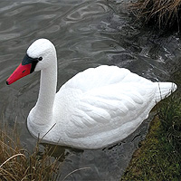 pondxpert ornamental floating swan (large)