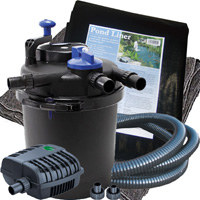 pondxpert easypond plus  4500 premium pump & filter set with liner & underlay