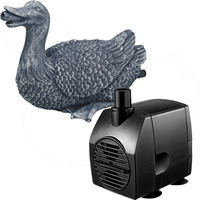 oase duck spitter with feature pump