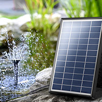 pondxpert sunnypump  250 solar-powered fountain pump