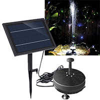 pondhero floating fountain with led