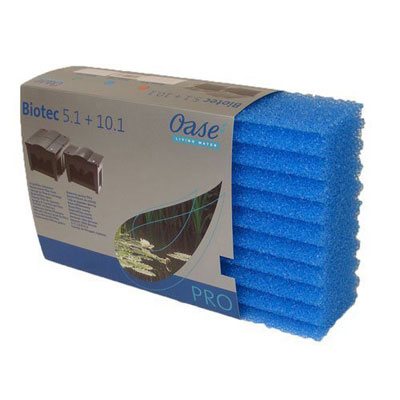 oase replacement filter foam for biotec 5.1/10.1, blue (56678)