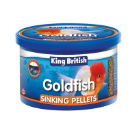 king british goldfish sinking pellets (140g)