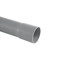 pondxpert 90mm grey rigid pipe (100cm length)