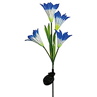 pondxpert solar lily flower (blue, single)