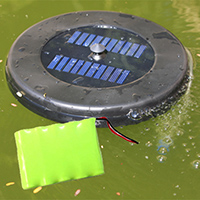  pondxpert solarair float with battery
